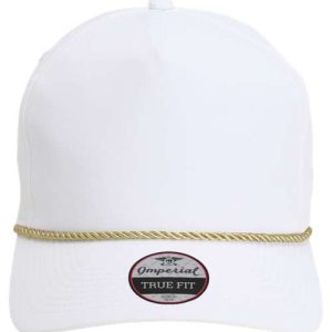 The Wrightson Cap - White/ Metallic Gold
