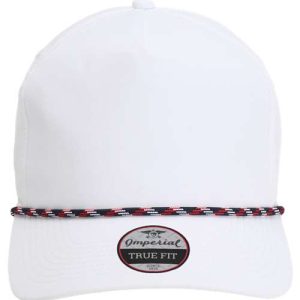 The Wrightson Cap - White/ Navy-Red