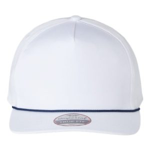 The Barnes Cap - White/ Navy
