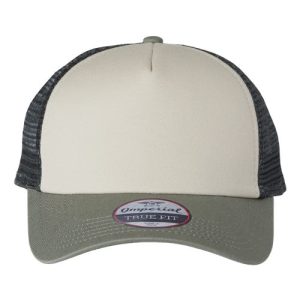 North Country Trucker Cap - Stone/ Moss/ Charcoal