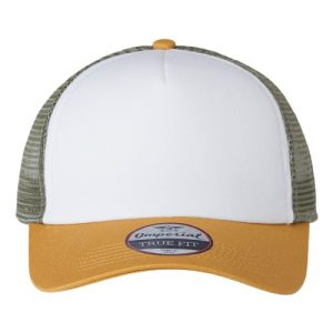 North Country Trucker Cap - White/ Wheat/ Elmwood
