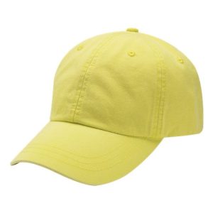 Optimum Pigment-Dyed Dad Hat - Neon Yellow