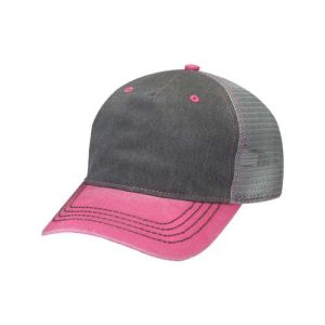 Endeavor Cap - Charcoal/ Hot Pink/ Grey
