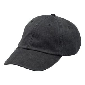 Optimum Pigment-Dyed Dad Hat - Black