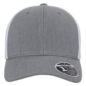 110® Mesh-Back Cap - Heather Grey/ White