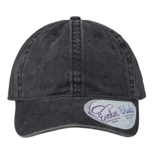Women's Pigment-Dyed with Fashion Undervisor Cap - Black/ Leopard