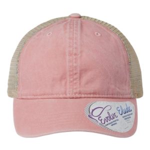 Women's Washed Mesh-Back Cap - Dusty Pink/ Floral
