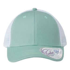 Women's Modern Trucker Cap - Seafoam/ White