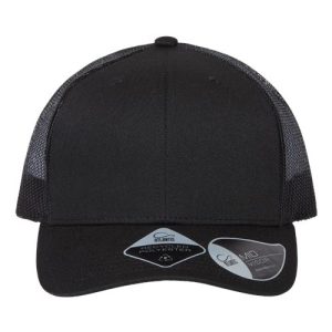 Sustainable Trucker Cap - Black/ Black