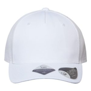 Sustainable Five-Panel Trucker Cap - White/ White