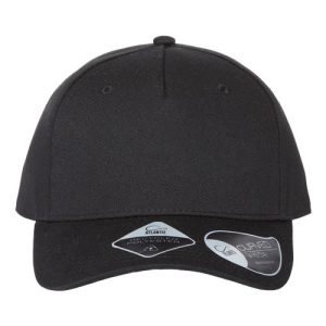 Sustainable Five-Panel Cap - Black
