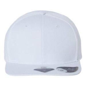 Sustainable Flat Bill Cap - White