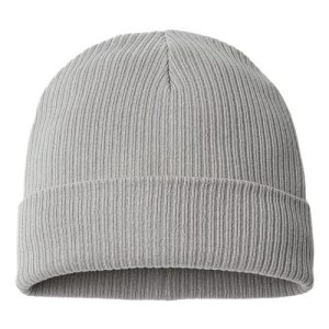Sustainable Cuffed Beanie - Light Grey