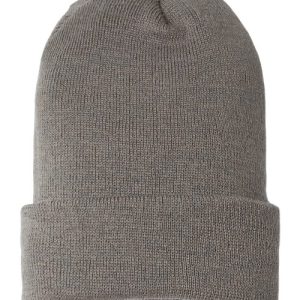 USA-Made Sustainable Cuffed Beanie - Grey
