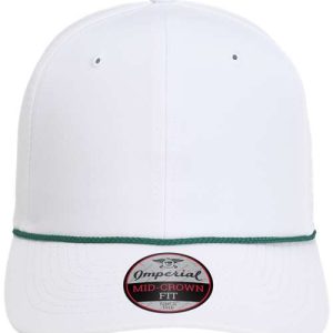 The Wingman Cap - White/ Dark Green