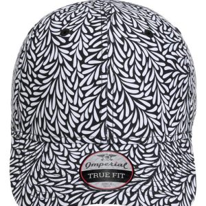 The Mahalo Floral Performance Cap - Throwback Black