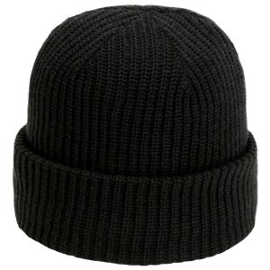 The Mogul Cuffed Beanie - Black
