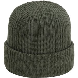 The Mogul Cuffed Beanie - Earth Green