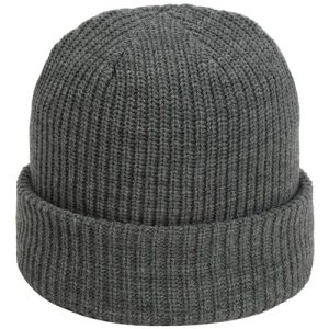 The Mogul Cuffed Beanie - Heather Grey