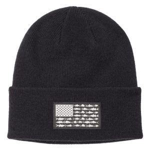PFG Fish Flag™ Cuffed Beanie - Black