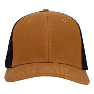Hudson Flex Cap - Saddle/ Black