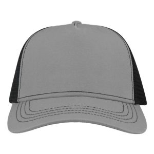 Sustainable Canvas Cap - Grey/ Black