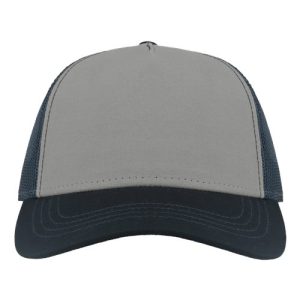 Sustainable Canvas Cap - Grey/ Navy