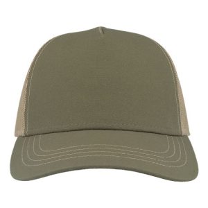 Sustainable Canvas Cap - Olive Green/ Khaki