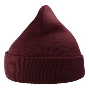 Sustainable 12" Knit Beanie - Burgundy