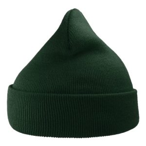 Sustainable 12" Knit Beanie - Bottle Green