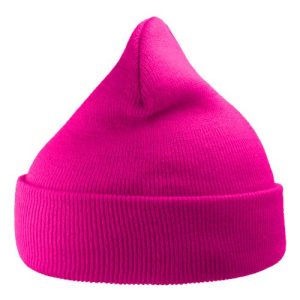 Sustainable 12" Knit Beanie - Fuchsia Pink
