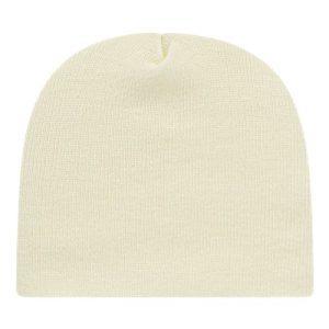 USA-Made 8 1/2" Beanie - Ivory
