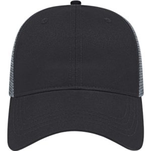 X-tra Value Polyester Trucker Cap - Black/ Charcoal