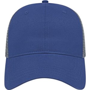 X-tra Value Polyester Trucker Cap - Royal/ Charcoal