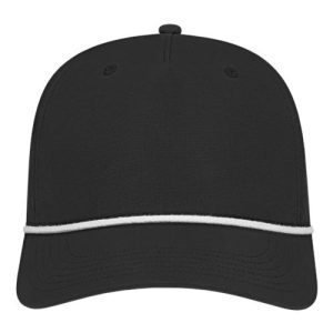 Athletic Rope Cap - Black/ White