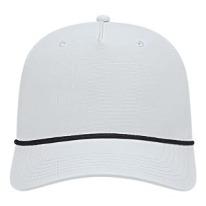Athletic Rope Cap - White/ Black