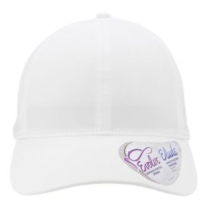 Women's Perforated Performance Cap - White/ Floral