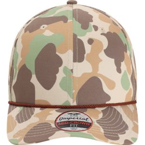 The Outtasite Cap - Frog Skin Camo/ Brown