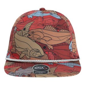 The Golden Hour Cap - Red/ Tan