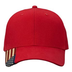 USA Flag Cap - Red/ USA
