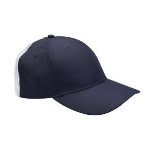 Contrast Back Stripe Clubhouse Cap - Navy