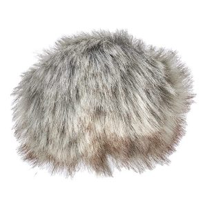 Swapable Beanie Pom Pom - White/ Grey