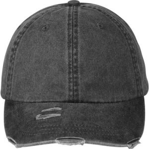 Classic Pigment Distressed Cap - Black