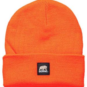 Heritage Knit Cuff Beanie - Orange
