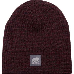Heritage Knit Beanie - Maroon/ Black