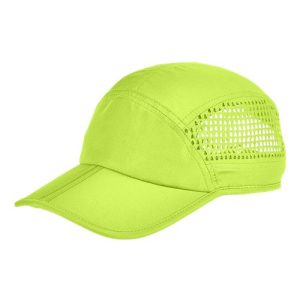 Foldable Bill Performance Cap - Neon Yellow