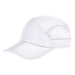 Foldable Bill Performance Cap - White