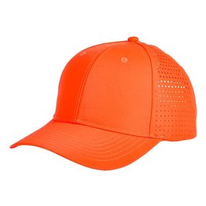 Performance Perforated Cap - Bright Orange