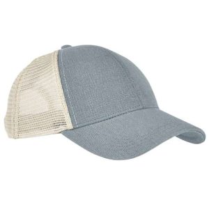 Hemp Blend Trucker Cap - Charcoal/ Oyster