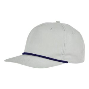 Golf Cap - Light Grey/ Navy